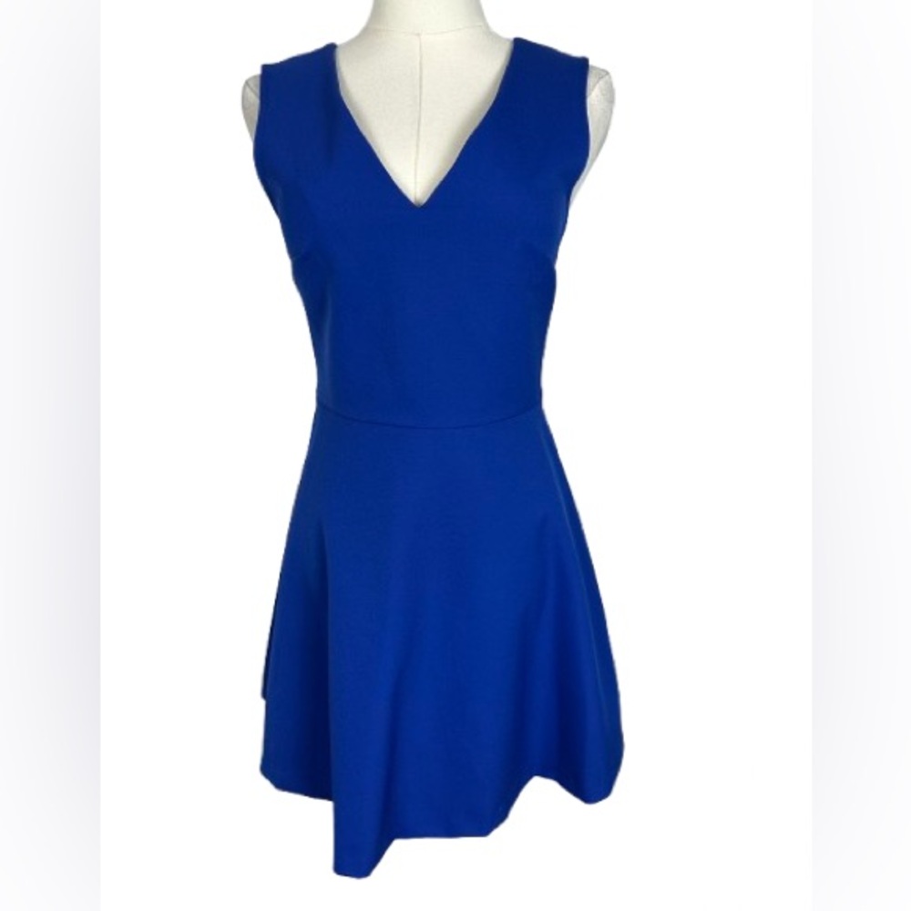 Felicity & Coco V-Neck Royal Blue Mini Dress
